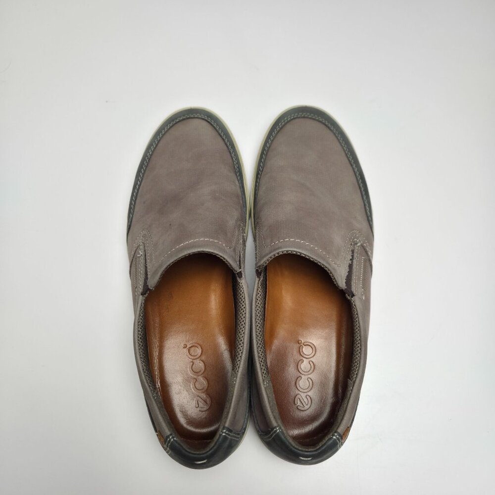 Ecco Collin 2.0 Moonless Slip-On Shoes Mens Size 42 Leather *Worn - Picture 6 of 10